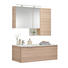 BADEZIMMER - Eschefarben/Weiß, KONVENTIONELL, Glas/Holzwerkstoff (120cm) - Celina BADEZIMMER - Eschefarben/Weiß, KONVENTIONELL, Glas/Holzwerkstoff (120cm) - Celina