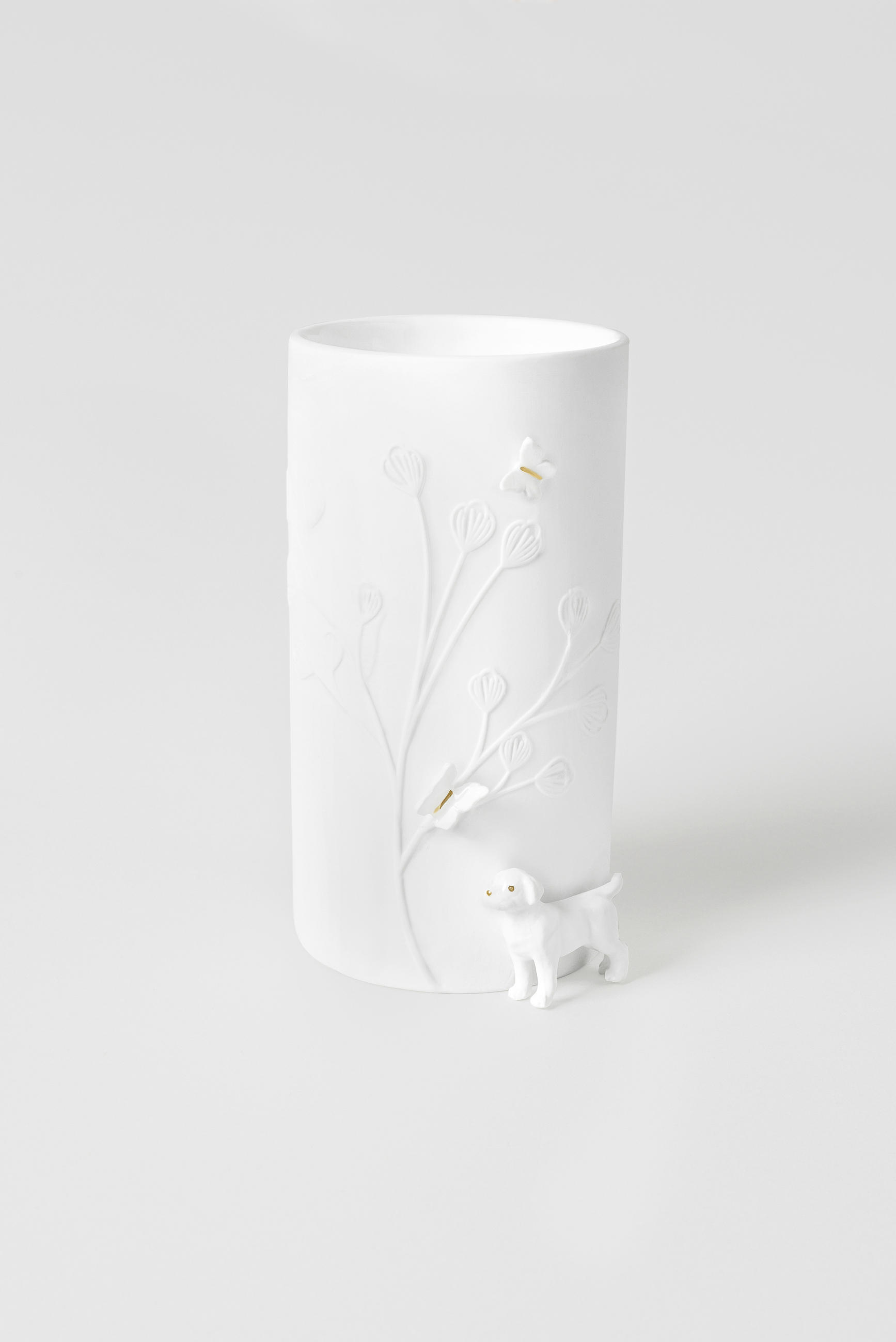 VASE  - Weiss, Basics, Keramik (7/13cm) - Räder