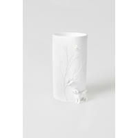 VASE  - Weiss, Basics, Keramik (7/13cm) - Räder