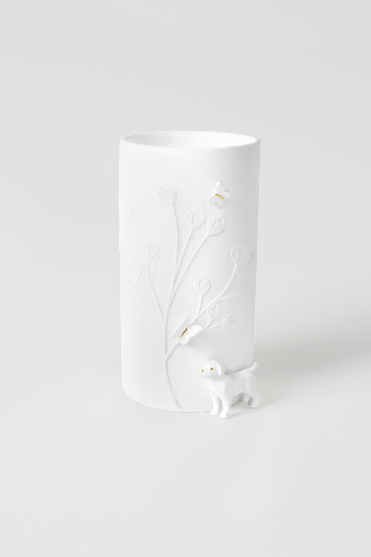 VASE  - Weiss, Basics, Keramik (7/13cm) - Räder