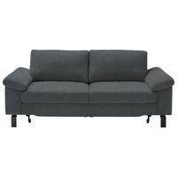 2,5-SITZER in Velours Dunkelgrau  - Dunkelgrau, Design (206/86/97cm) - Pure Home Lifestyle