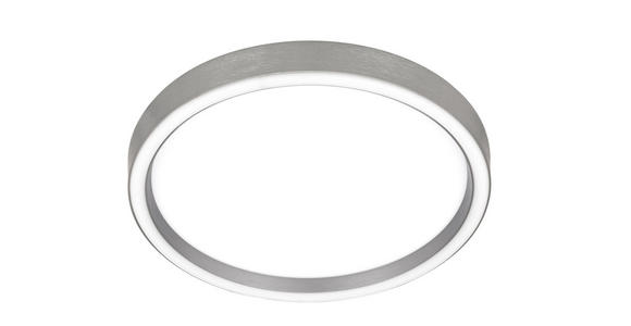 LED-DECKENLEUCHTE 30,5/5,5 cm - Alufarben, Basics, Metall (30,5/5,5cm) - Novel