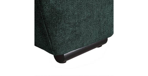 BIGSOFA Flachgewebe Dunkelgrün  - Dunkelgrün/Schwarz, KONVENTIONELL, Holz/Textil (280/67/120cm) - Carryhome