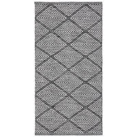 FLECKERLTEPPICH 60/120 cm Diamant Black Schwarz  - Schwarz, Design, Textil (60/120cm) - Boxxx