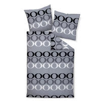 POSTELJNINA 135/200 cm mako saten siva  - siva, Konvencionalno, tekstil (135/200cm) - Janine