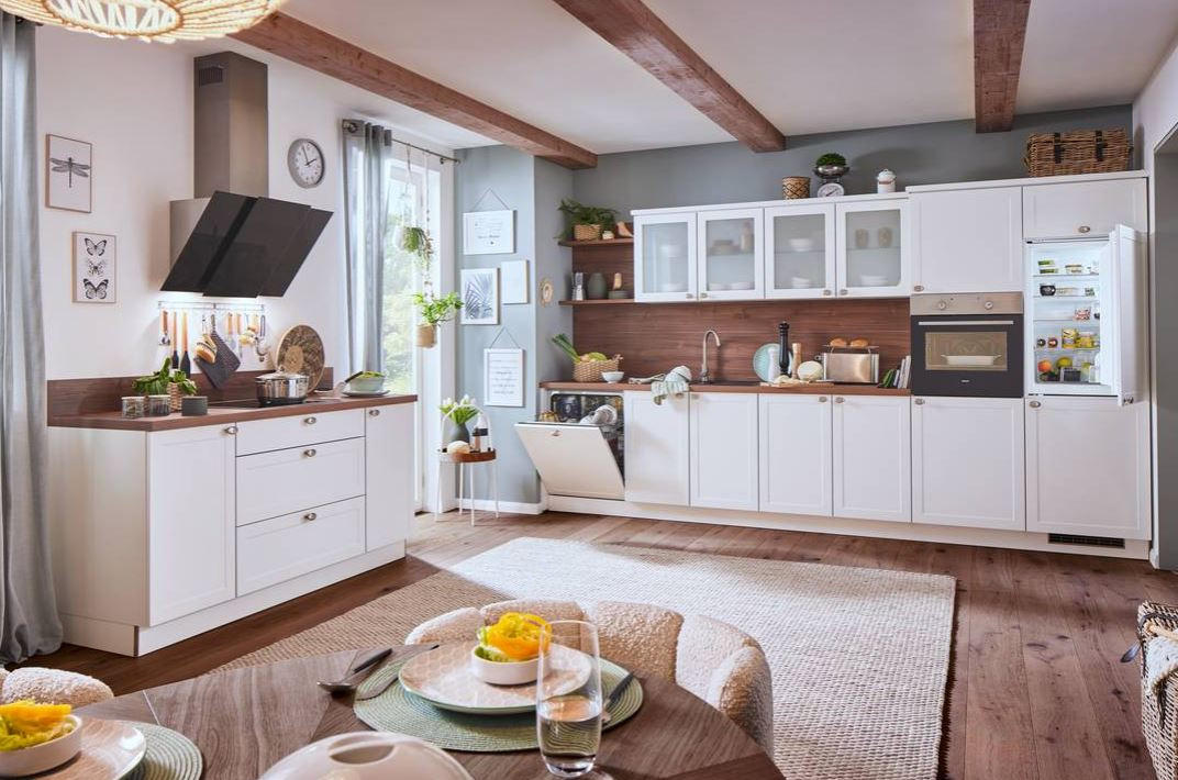 BEÉPÍTHETŐ KONYHA - Romantik / Landhaus, faalapú anyag - Welnova