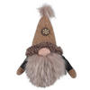 WICHTEL - Hellbraun/Dunkelgrau, LIFESTYLE, Textil/Stein (31/45/23cm) - X-Mas