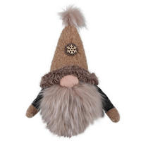 ŠKRIATOK - hnedá/svetlohnedá, Lifestyle, kov/textil (31/45/23cm) - X-Mas