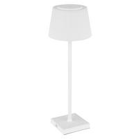 AKKU-TISCHLEUCHTE 13,1/38 cm  - Weiß, KONVENTIONELL, Kunststoff/Metall (13,1/38cm) - Globo