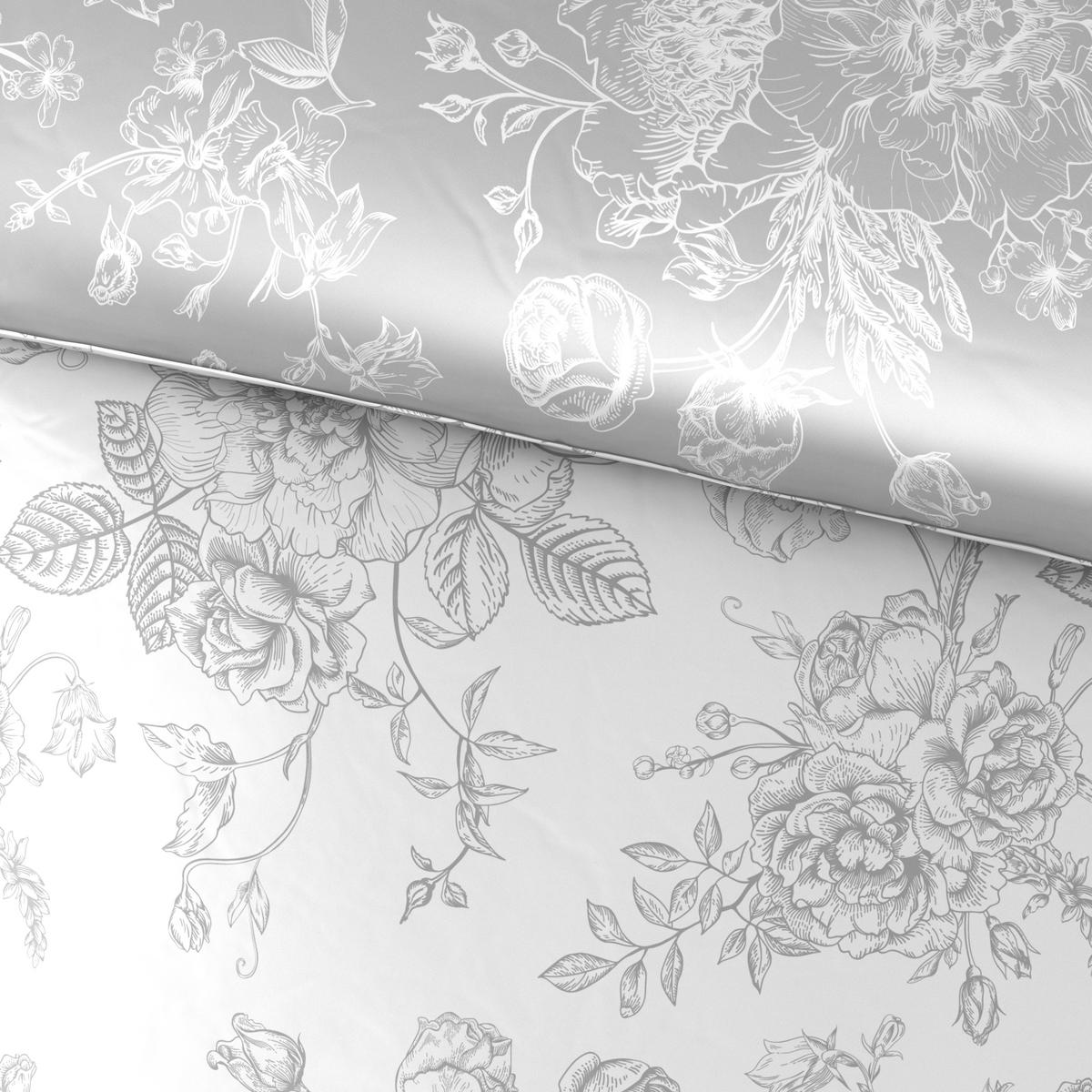 KÉTOLDALAS ÁGYNEMŰHUZAT 140/200 cm  - fehér/szürke, Konventionell, textil (140/200cm) - Esposa