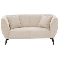 2-SITZER-SOFA in Cord Beige  - Beige/Schwarz, Modern, Holz/Textil (172/83/88cm) - MID.YOU