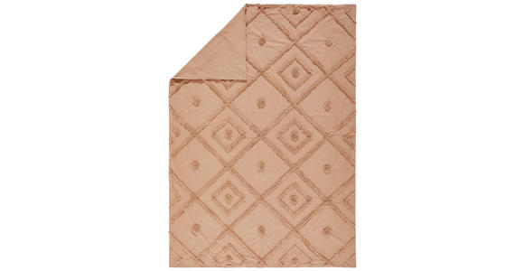 ÜBERWURF 140/200 cm - Braun, MODERN, Textil (140/200cm) - Ambiente