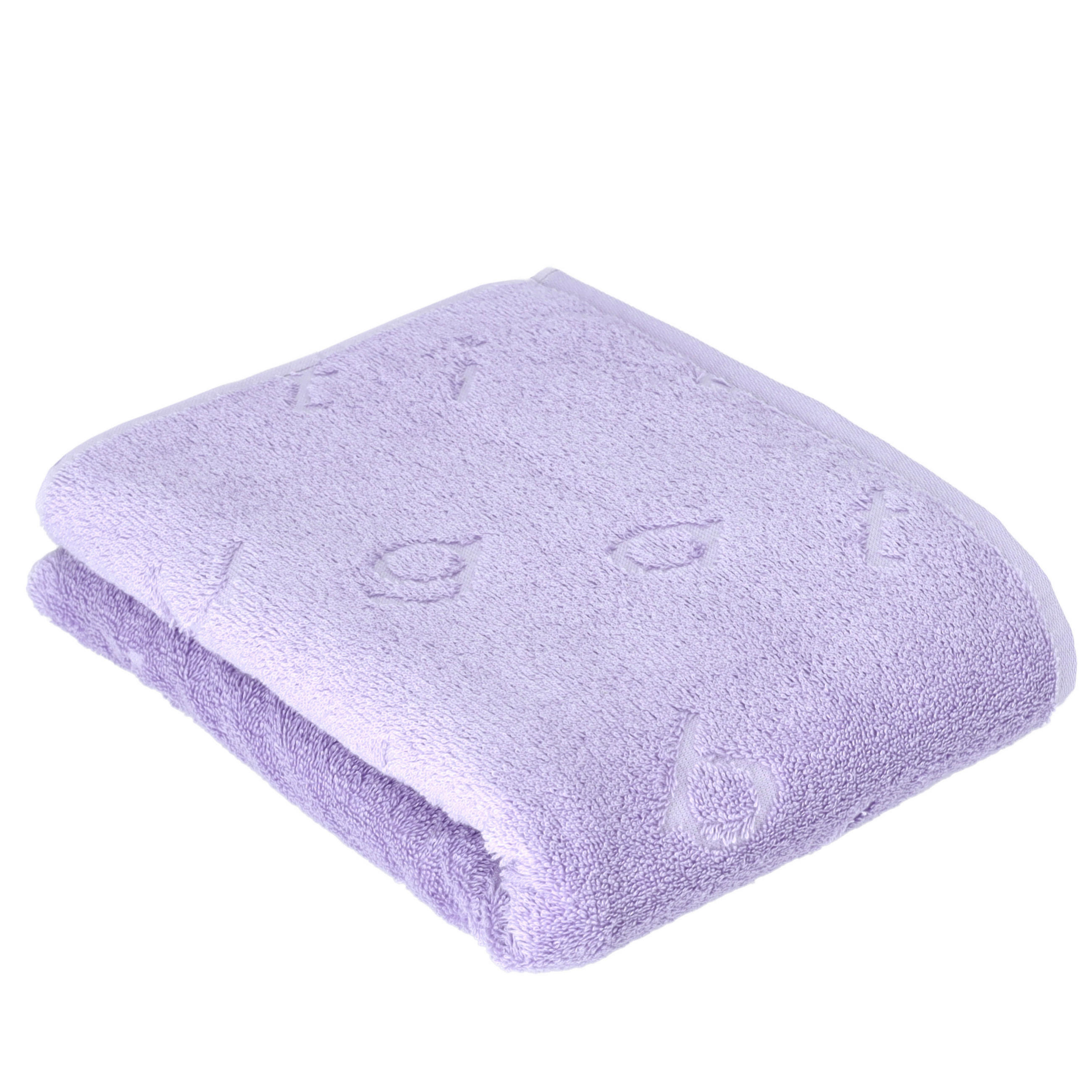 DUSCHTUCH 67/100 cm TRENTINO  - Violett, KONVENTIONELL, Textil (67/100cm) - Vossen