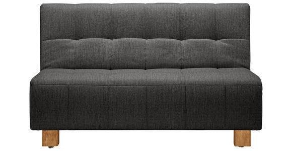 SCHLAFSOFA Webstoff Anthrazit  - Anthrazit/Naturfarben, Design, Holz/Textil (145/92/102cm) - Novel