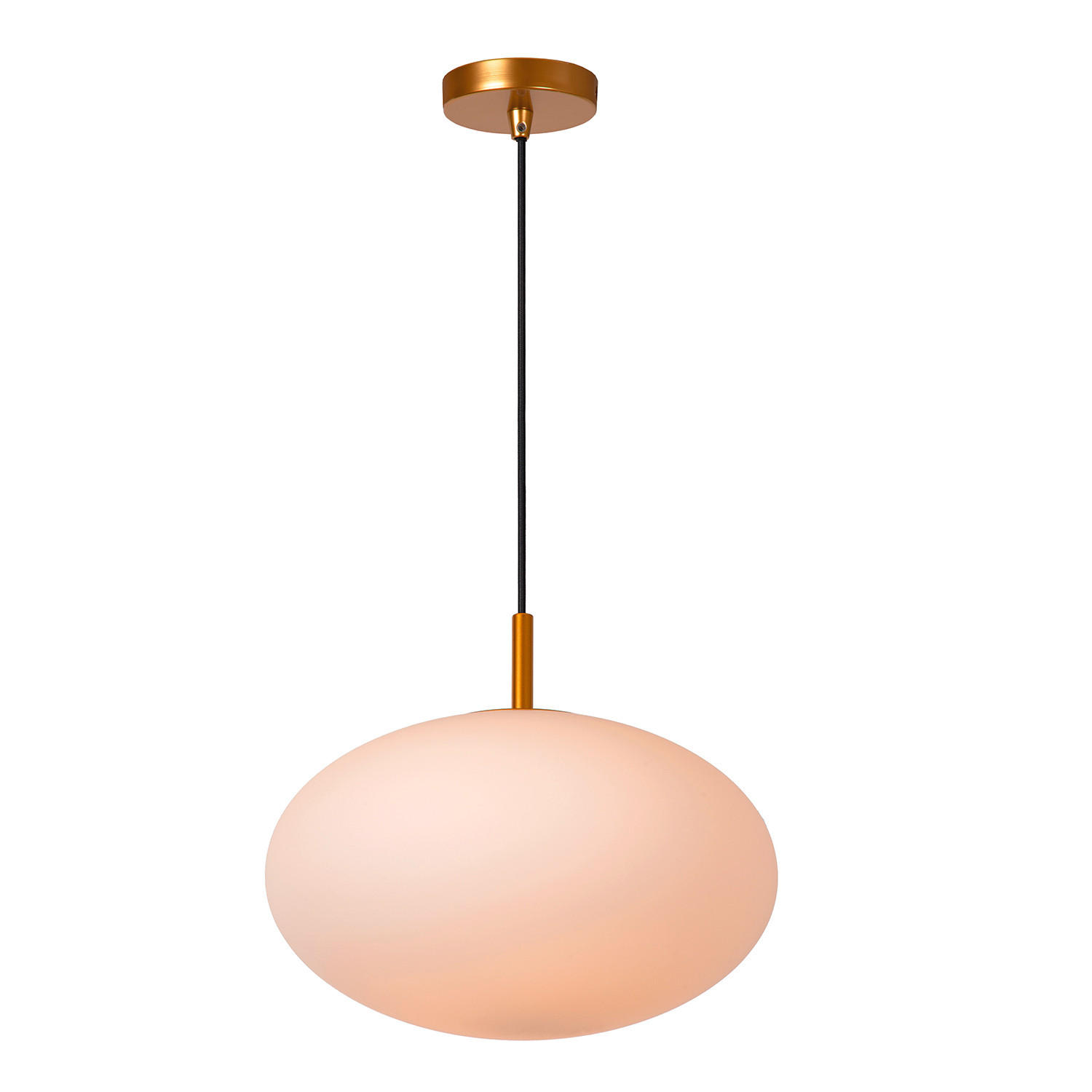 HÄNGELEUCHTE 30/150 cm   - Goldfarben, KONVENTIONELL, Glas/Metall (30/150cm)