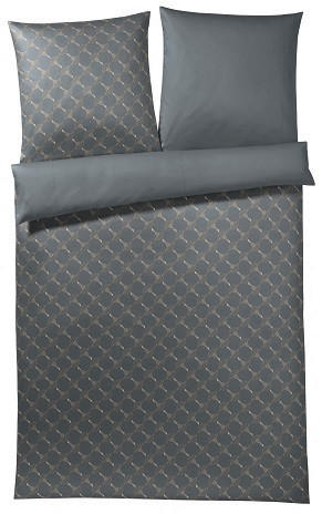 WENDEBETTWÄSCHE Cornflower Gradiant Makosatin 155/220 cm  - Anthrazit, Basics, Textil (155/220cm) - Joop!