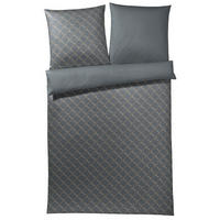 WENDEBETTWÄSCHE Cornflower Gradiant Makosatin 155/220 cm  - Anthrazit, Basics, Textil (155/220cm) - Joop!