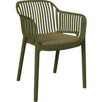 STAPELSESSEL Grün  - Grün, Basics, Kunststoff/Textil (55/80/60cm) - Ambia Garden