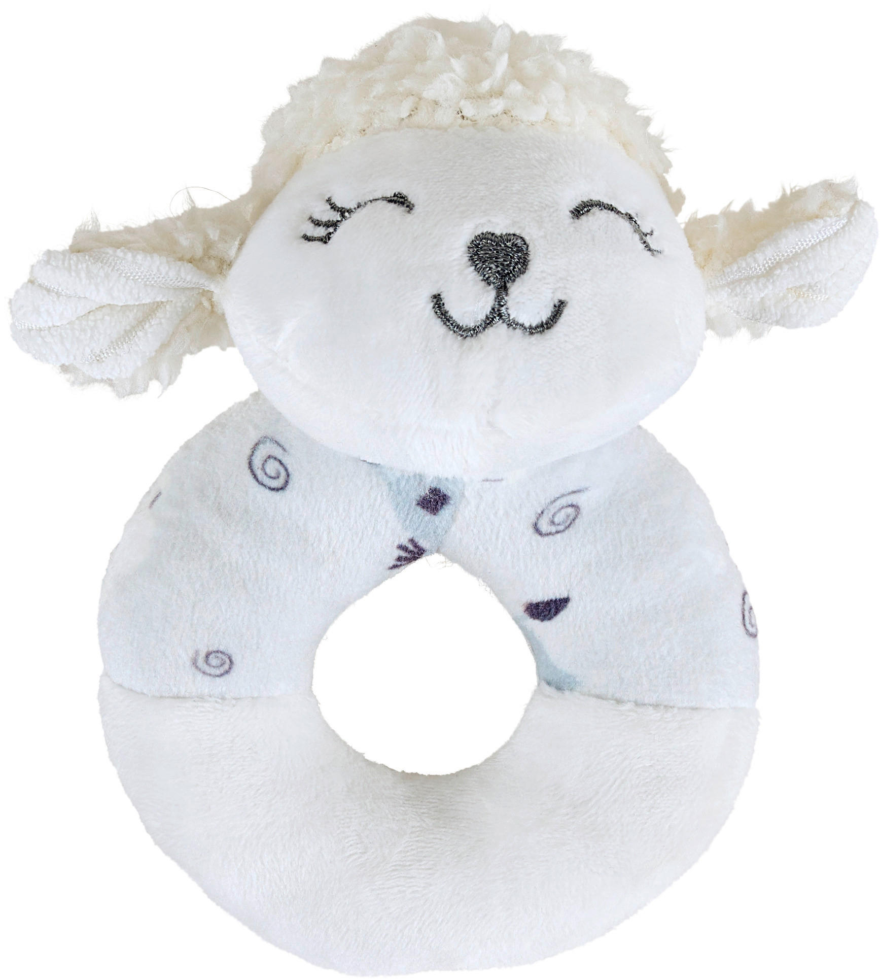 CSÖRGŐ - krémszínű/fehér, Basics, textil (9/12,5cm) - Patinio