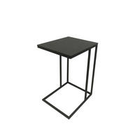 BEISTELLTISCH 43/38/63 cm Schwarz, Dunkelgrau rechteckig  - Dunkelgrau/Schwarz, Design, Glas/Keramik (43/38/63cm) - Carryhome