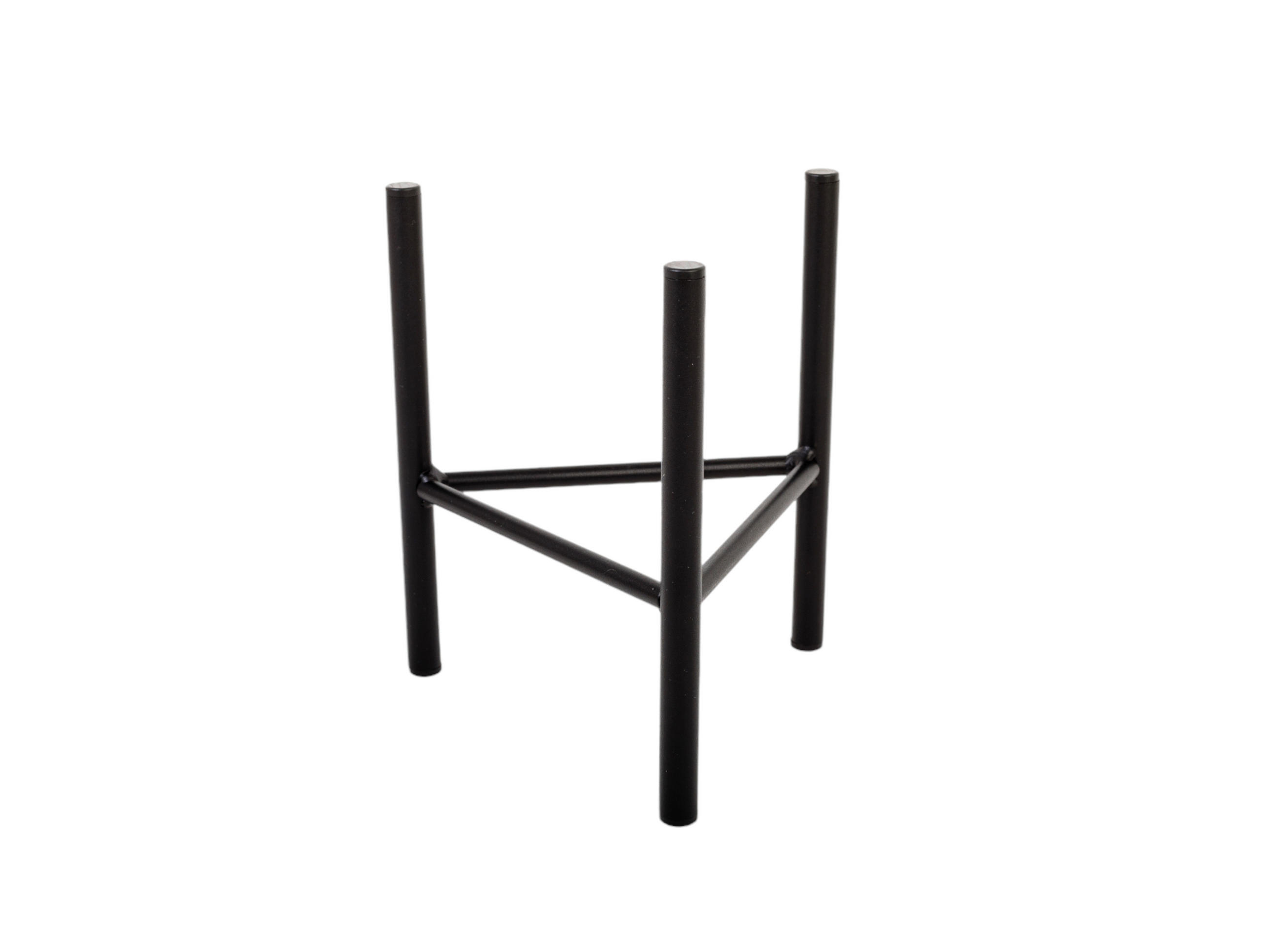 BLUMENSTÄNDER Metall  - Schwarz, Basics, Metall (23/25/23cm)