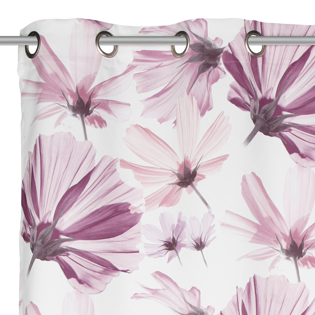 ÖSENSCHAL Bagna blickdicht 140/255 cm   - Flieder, Basics, Textil (140/255cm) - Ambiente