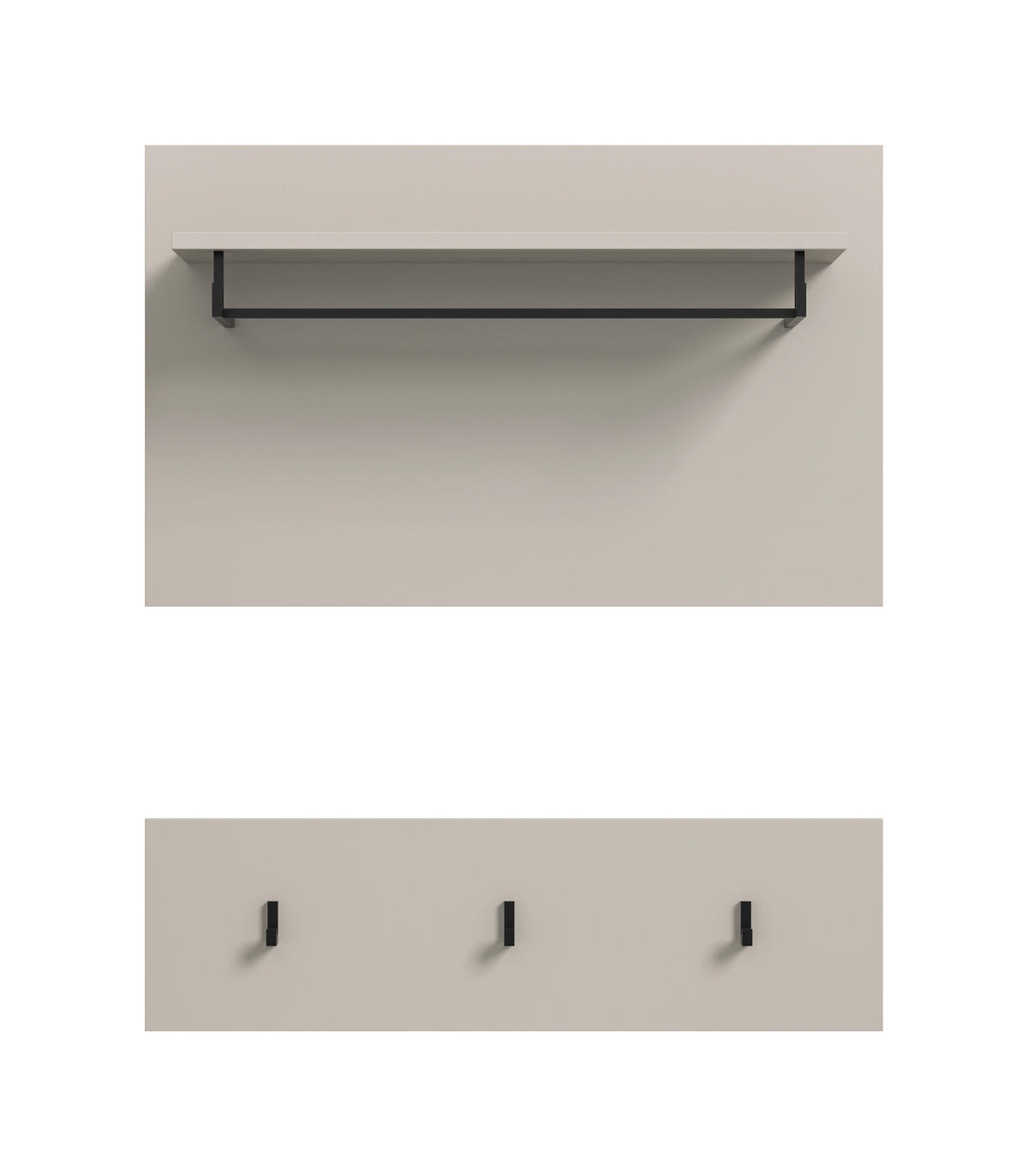 GARDEROBENPANEEL  in 80/73/27 cm  - Kaschmir, Design, Holzwerkstoff (80/73/27cm) - MID.YOU