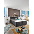 BOXSPRINGBETT Flachgewebe 140/200 cm INKL. Matratze, Topper - Schwarz/Grau, Design, Kunststoff/Textil (140/200cm) - Carryhome