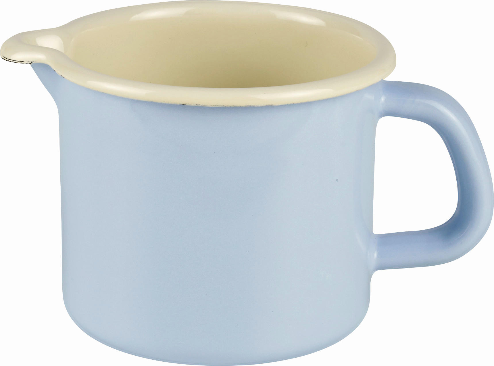 SCHNABELTOPF Classic bunt 0,5 l  - Blau, Basics, Metall (9cm) - Riess