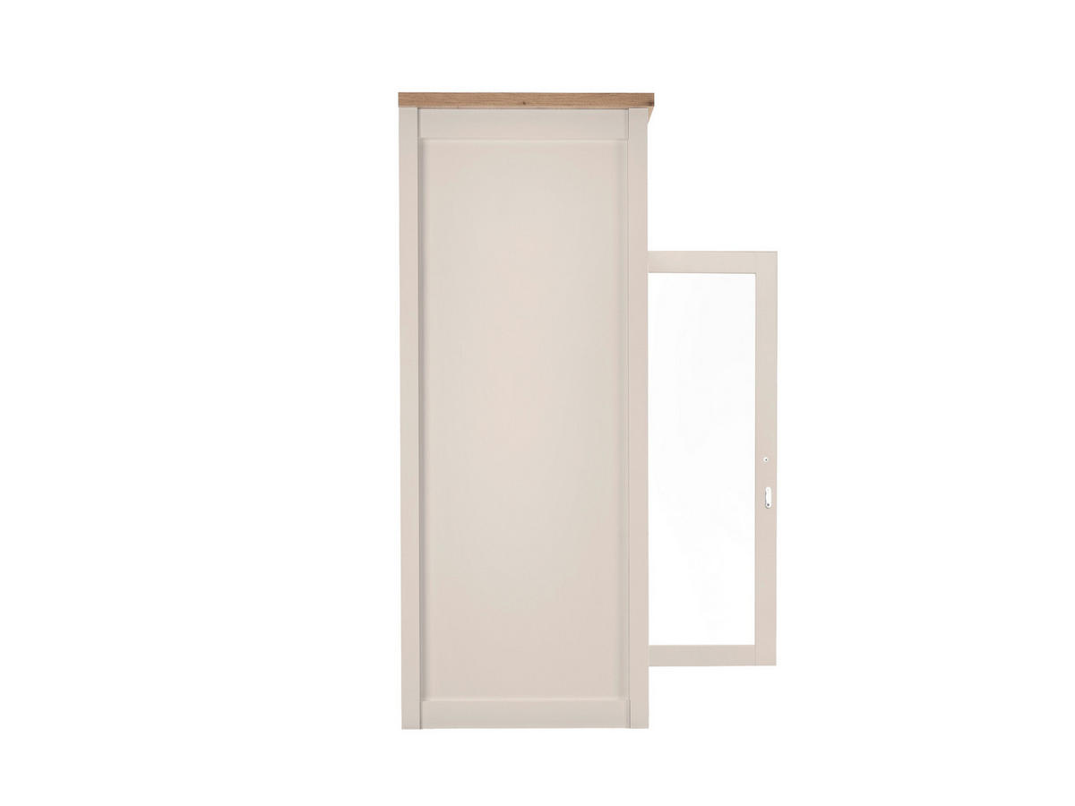 BUFFETAUFSATZ 119,6/100/40 cm   - Kaschmir/Eiche Artisan, Konventionell, Glas/Holzwerkstoff (119,6/100/40cm) - MID.YOU