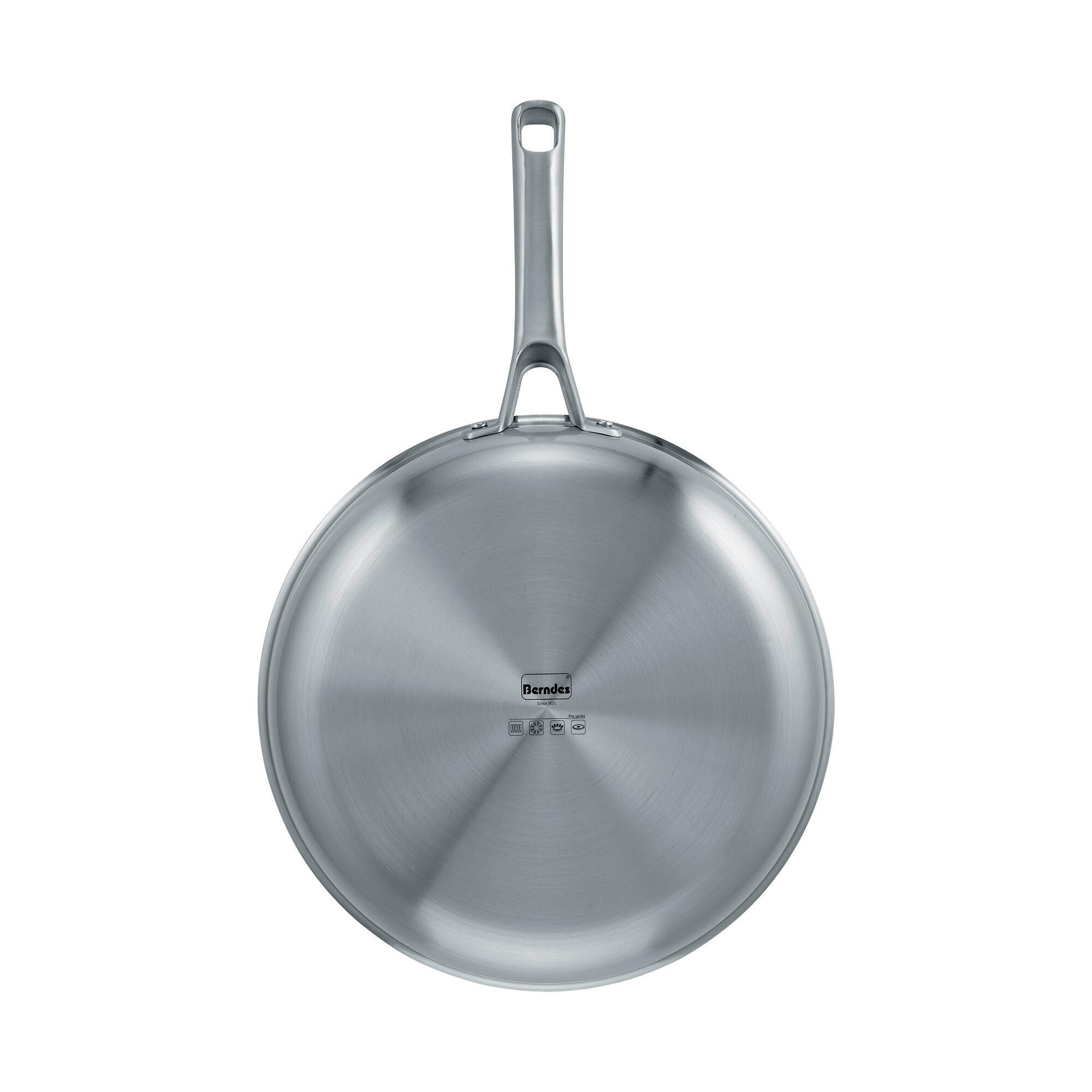 BRATPFANNE Tricion Resist b.nature Keramikbeschichtung 28 cm  - Schwarzchrom, Basics, Metall (28cm) - Berndes