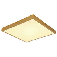 Plafonieră Cu Led - opal/alămiu, Konventionell, plastic/metal (35/35/3cm) - Globo