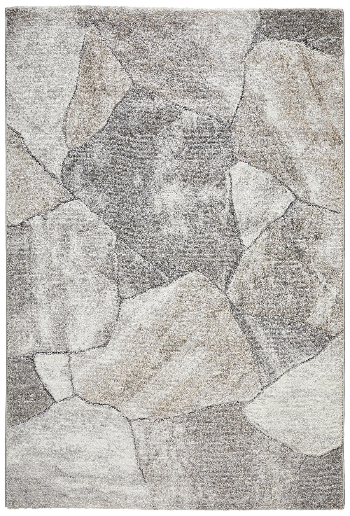 WEBTEPPICH 133/190 cm Grau rechteckig  - Grau, Design, Textil (133/190cm) - Novel