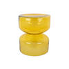 BEISTELLTISCH Hellgelb  - Hellgelb, Basics, Glas (35/41cm) - Leitmotiv