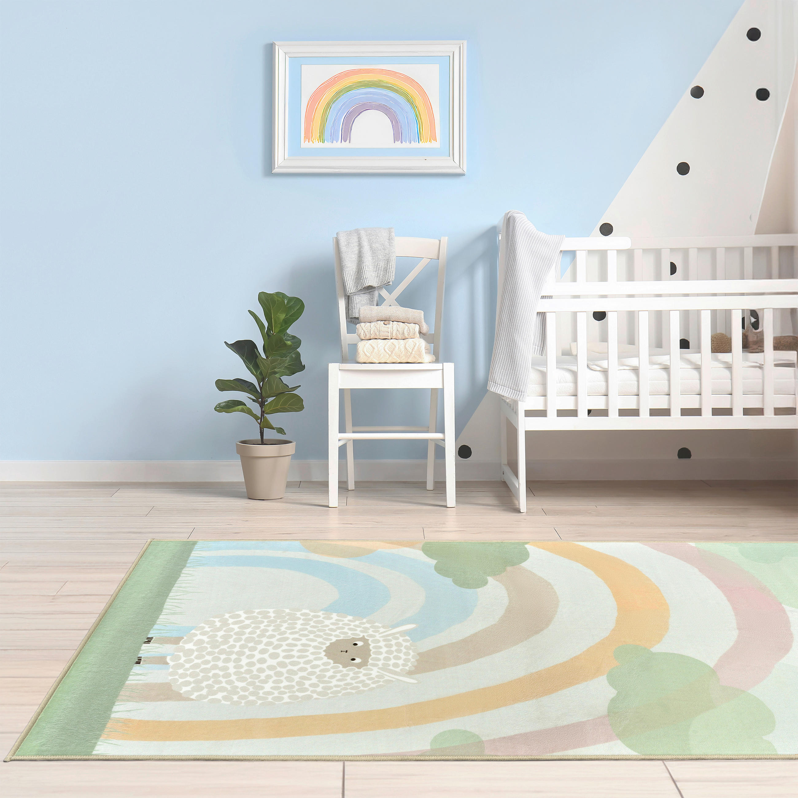 DĚTSKÝ KOBEREC, 80/150 cm, vícebarevná, světle zelená - světle zelená/vícebarevná, Design, textil/plast (80/150cm) - Lindorug