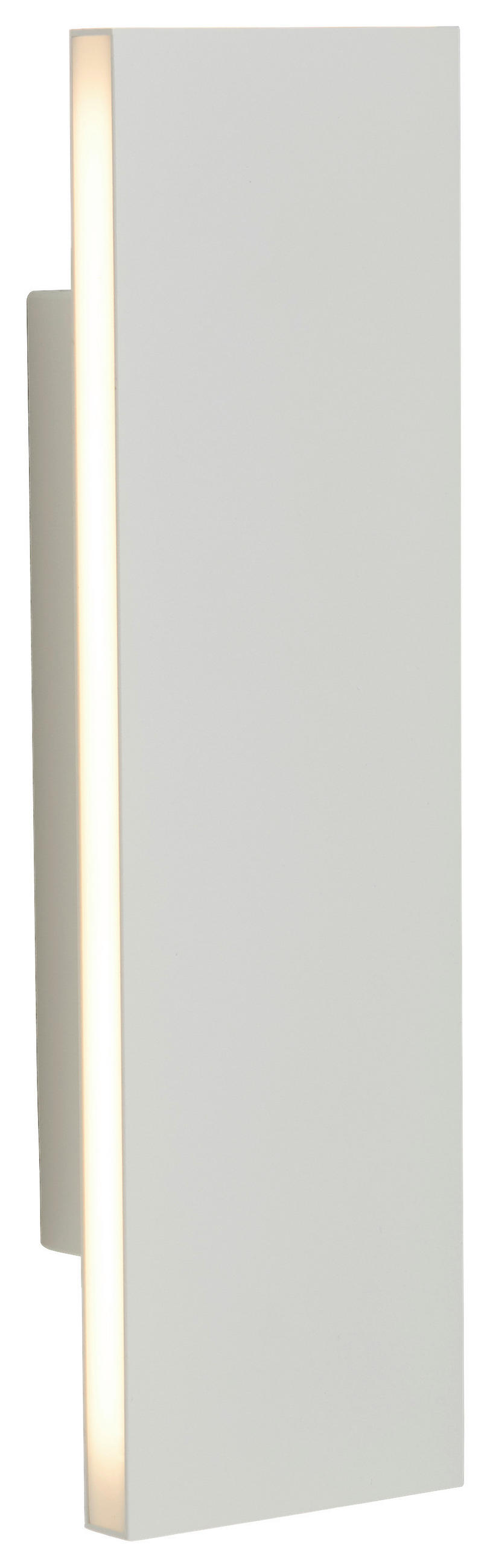 LED-WANDLEUCHTE - Weiss, Basics, Kunststoff/Metall (28/8/4,5cm)