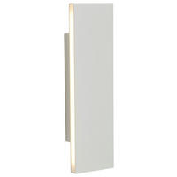 LED-WANDLEUCHTE 28/8/4,5 cm   - Weiß, Basics, Kunststoff/Metall (28/8/4,5cm)