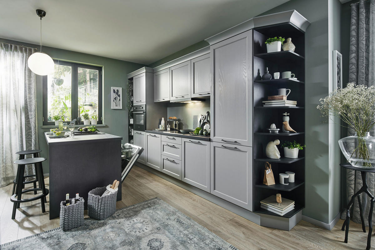 EINBAUKÜCHE BRISTOL SELECTION  - LIFESTYLE, Holzwerkstoff - Moderano