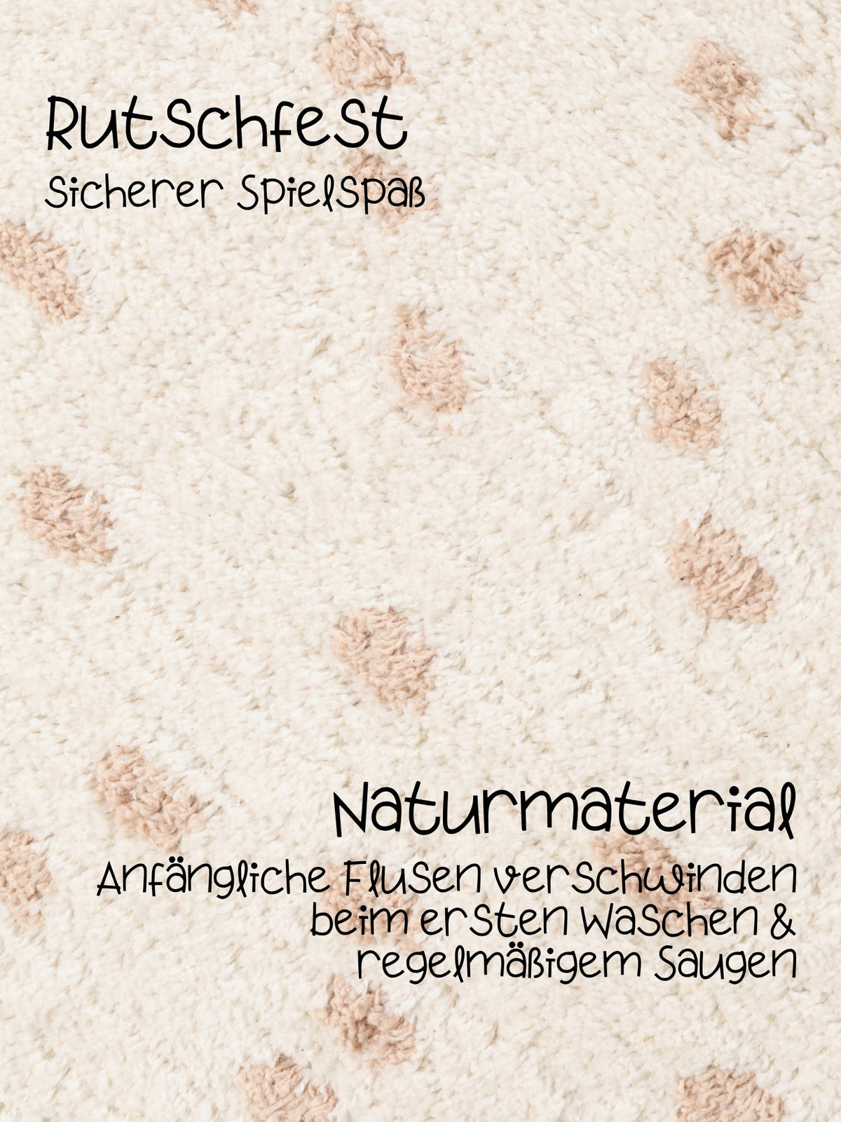 KINDERTEPPICH 95/120 cm Snuggle Emmi Elefant  - Multicolor/Creme, Basics, Kunststoff/Textil (95/120cm) - Hanse Home