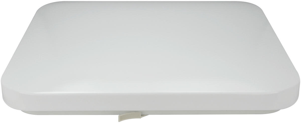 LED-DECKENLEUCHTE white² 33/33/5,7 cm   - Weiß, Basics, Kunststoff/Metall (33/33/5,7cm)