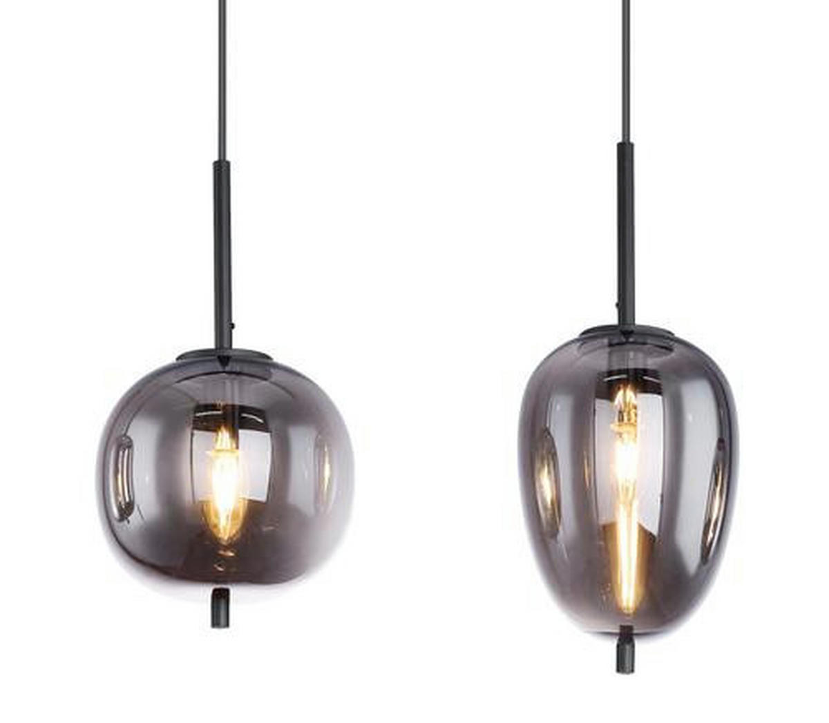 FÜGGŐLÁMPA 100/18,5/120 cm  - Lifestyle, Üveg/fém (100/18,5/120cm) - Dieter Knoll
