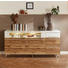 SIDEBOARD - Eichefarben/Silberfarben, Design, Glas/Holzwerkstoff (175/80/45cm) - Stylife SIDEBOARD - Eichefarben/Silberfarben, Design, Glas/Holzwerkstoff (175/80/45cm) - Stylife