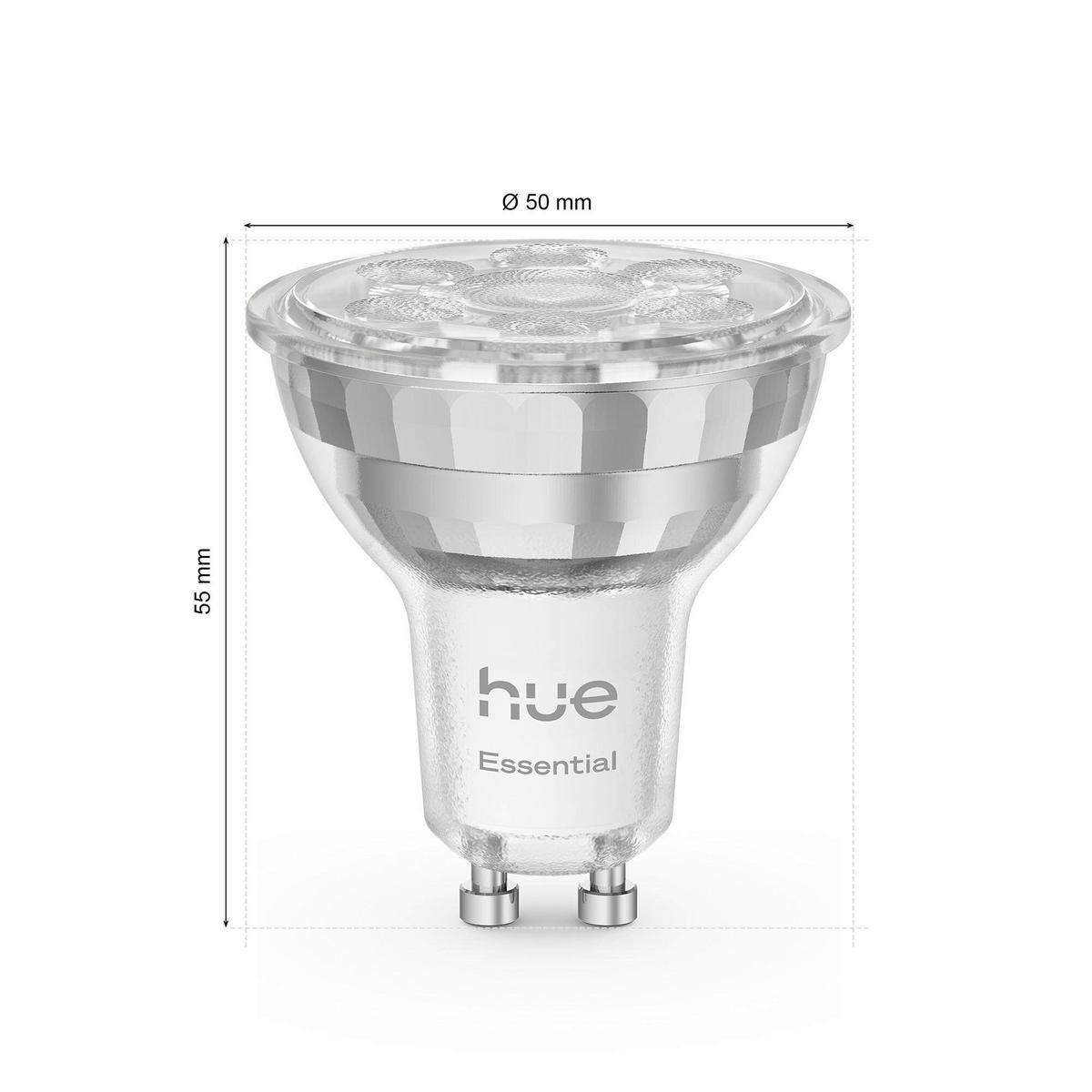 LED-LEUCHTMITTEL   GU10 4,7 W 345 lm  - Weiß, KONVENTIONELL, Kunststoff (5/5,5/5cm) - Philips HUE