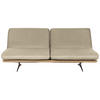SCHLAFSOFA Eichefarben, Beige  - Eichefarben/Beige, Design, Holz/Textil (204/92/90cm) - Dieter Knoll