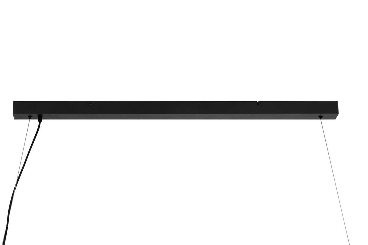 LED-HÄNGLAMPA 118/22/150 cm  - svart, Design, metall (118/22/150cm) - Novel