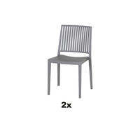 STAPELSTUHL Grau  - Grau, Basics, Kunststoff (57/80/56cm) - Siena Garden