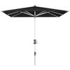 SONNENSCHIRM 240 cm Schwarz  - Alufarben/Schwarz, Basics, Textil/Metall (240/224-257cm) - KNIRPS