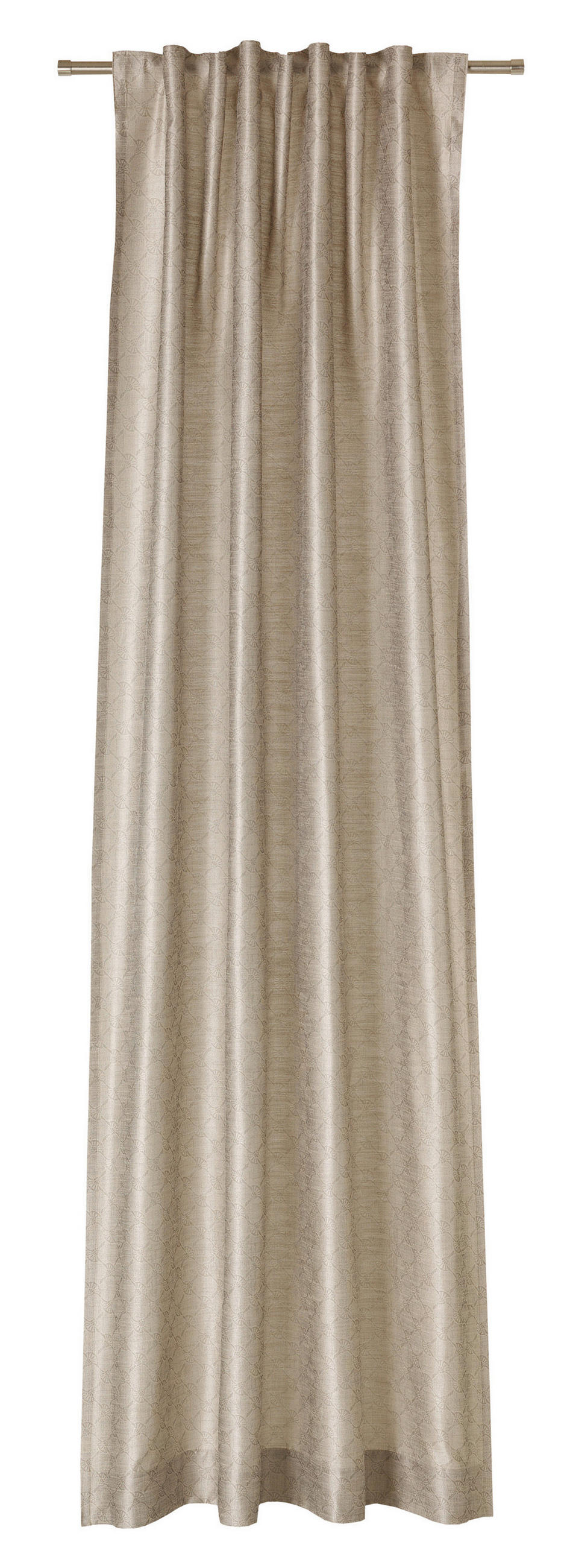 VORHANGSCHAL  blickdicht   140/250 cm  - Beige, Design, Textil (140/250cm) - Joop!