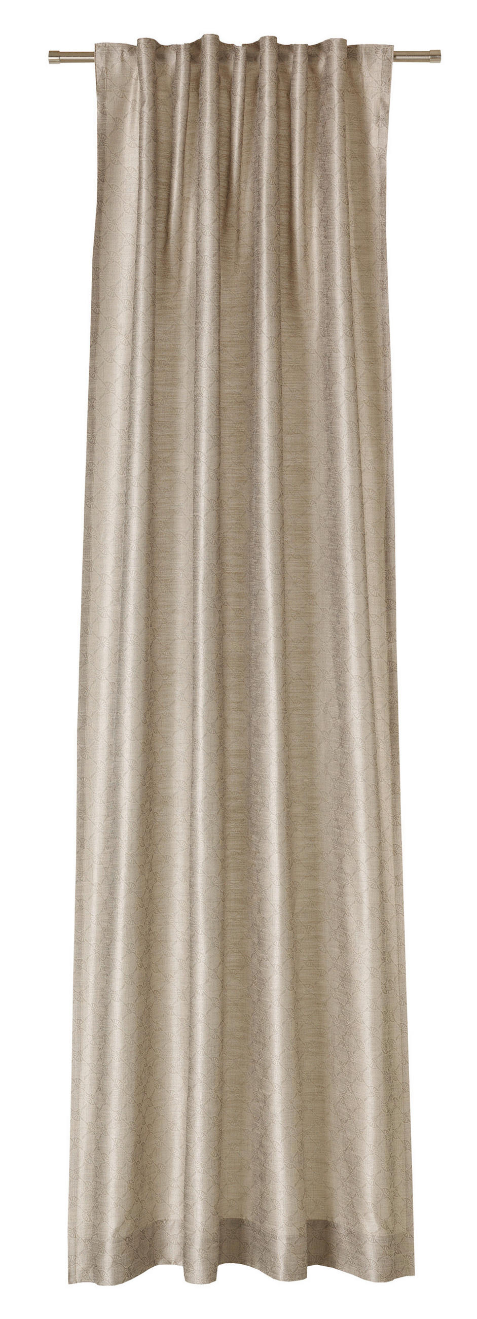 VORHANGSCHAL  blickdicht   140/250 cm  - Beige, Design, Textil (140/250cm) - Joop!