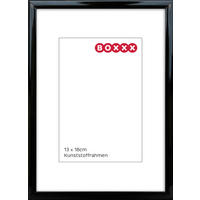 RÁM NA OBRAZY, 1 foto 13 cm x 18 cm - černá, Basics, plast/sklo (14/19/1,4cm) - Boxxx